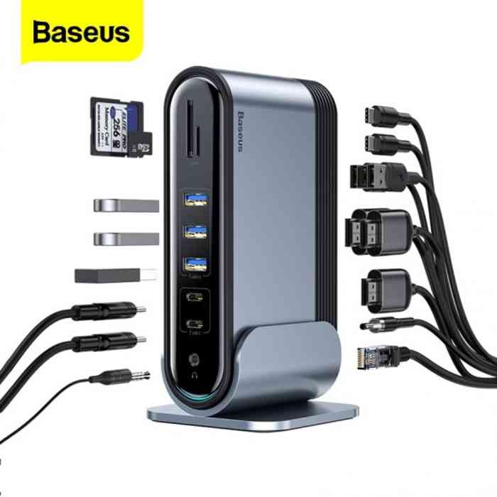 Baseus 17 In 1 USB C HUB Docking Station With Power Adapter price in
